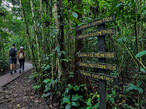 Rio Celeste hiking trail