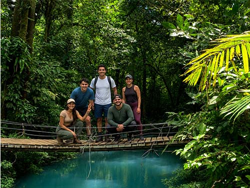 Road to Tenorio Volcano National Park